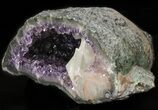 Amethyst Crystal Geode with Calcite Crystal #37736-2